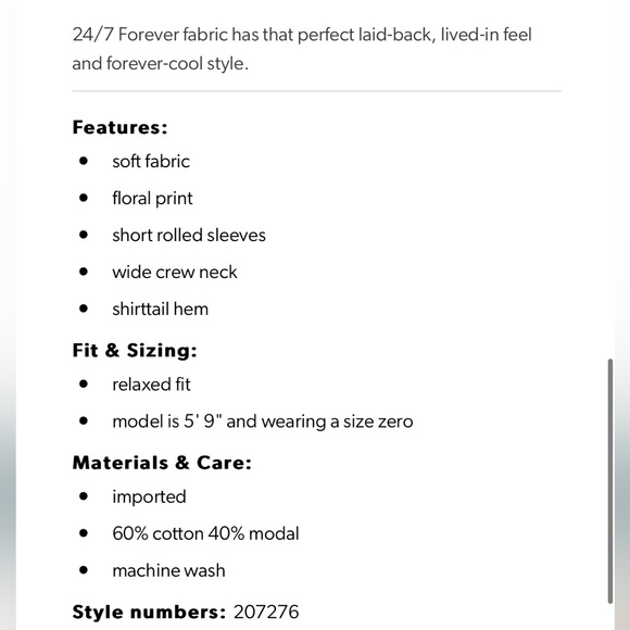 Maurices Plus Size 24/7 Dawson Drop, 1X, NWT - Picture 4 of 4